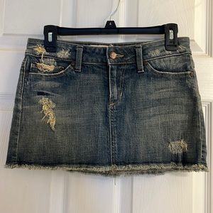 Joe’s Jeans Distressed Denim Skirt VINTAGE